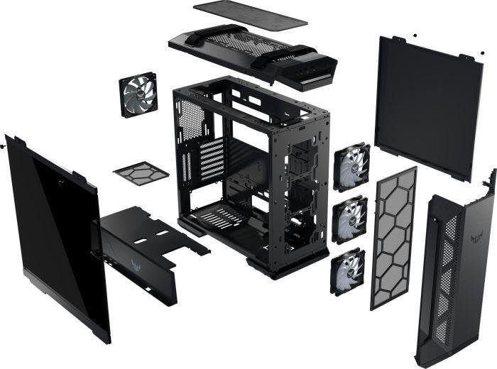 Asus TUF Gaming GT501 RGB Case, Midi Tower - Thumbnail 2