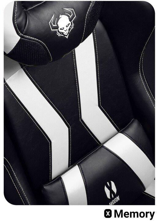Diablo X-Horn 2.0 Chair, Black / White - Thumbnail 6