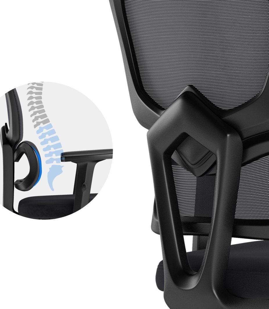 SENSE7 Veno Chair, Black - Thumbnail 2