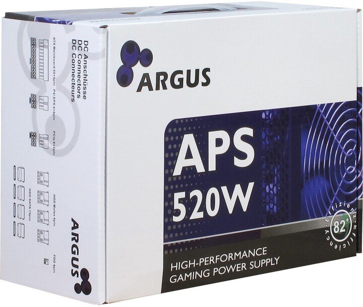 Inter-Tech Argus 88882117 Power Supply, 520W - Thumbnail 8