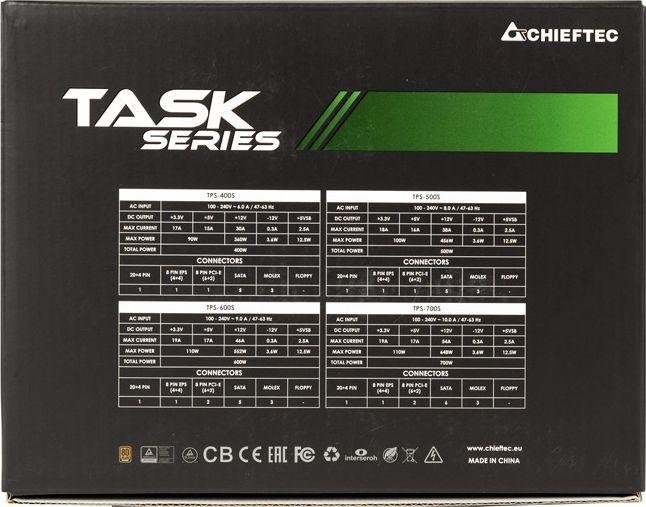 Chieftec Task TPS-700S Power Supply, 700W - Thumbnail 5
