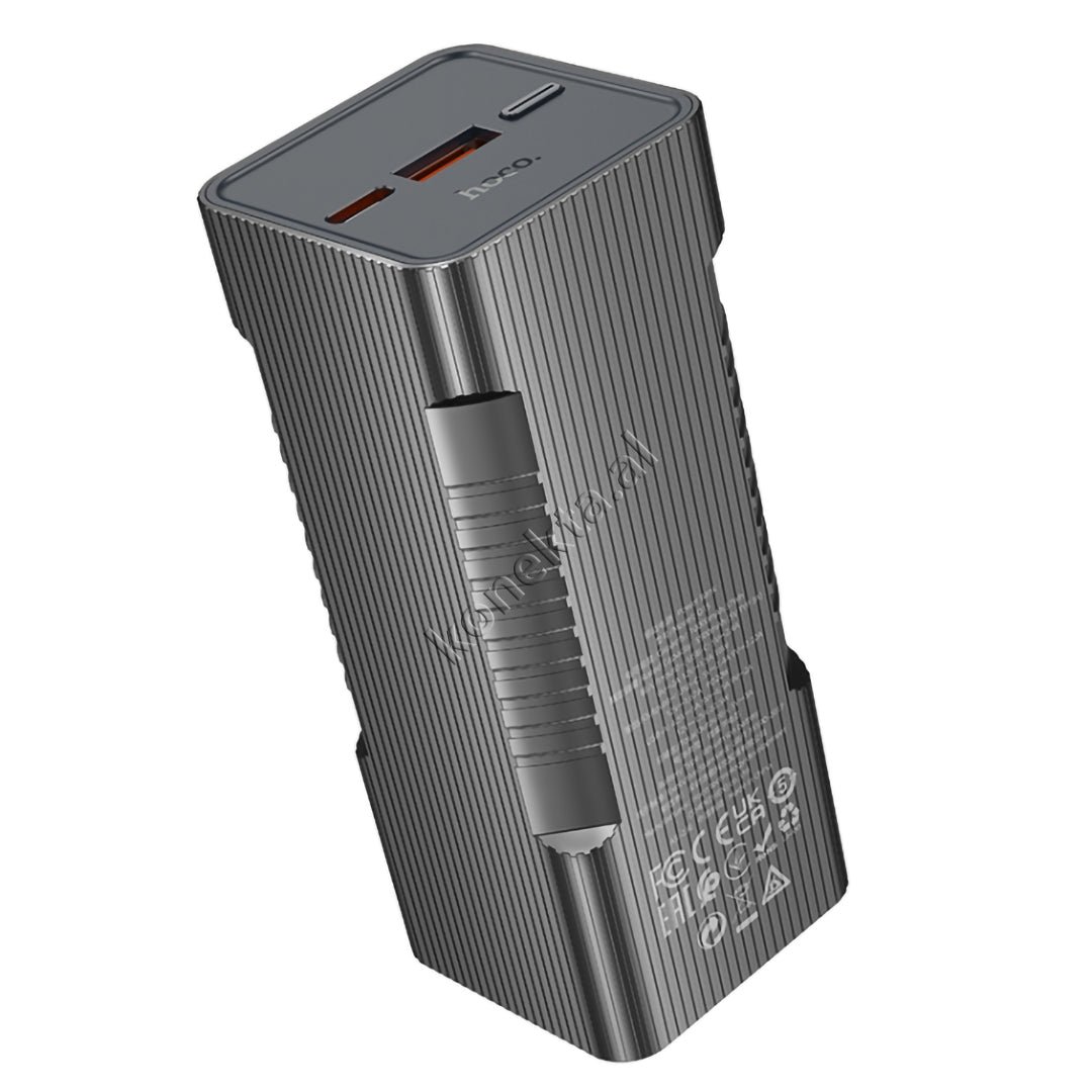Hoco 10000mAh Power Bank, With LED, Handheld Electric - Thumbnail 5