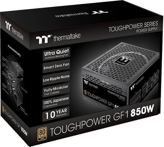 Thermaltake Toughpower GF1 Power Supply, 850W - Thumbnail 9
