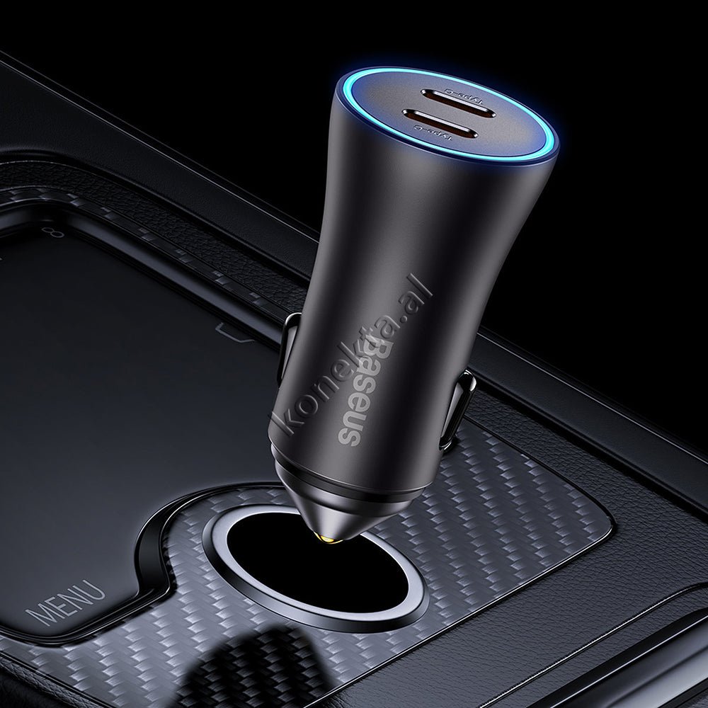 Baseus Adaptor Karikimi Per Makine Me Dy Porta Type-C - Thumbnail 9