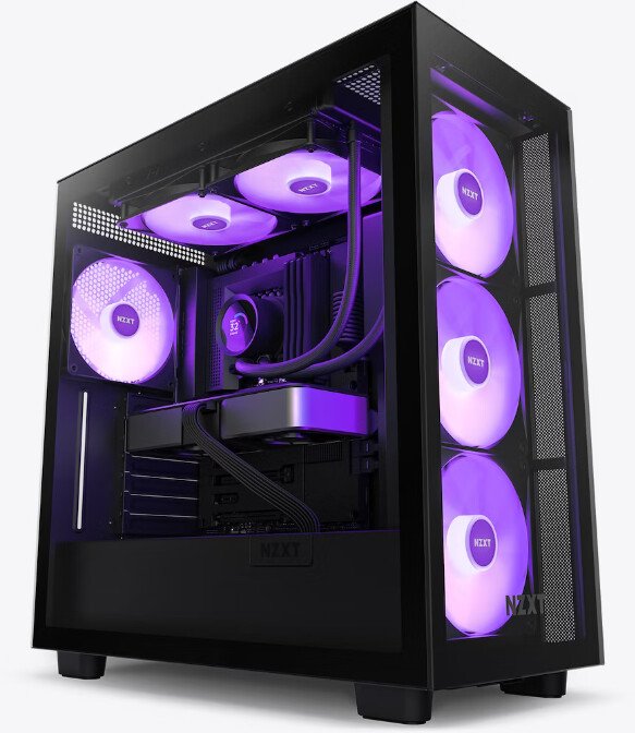 NZXT Kraken 280 RGB Cooler, Black - Thumbnail 5