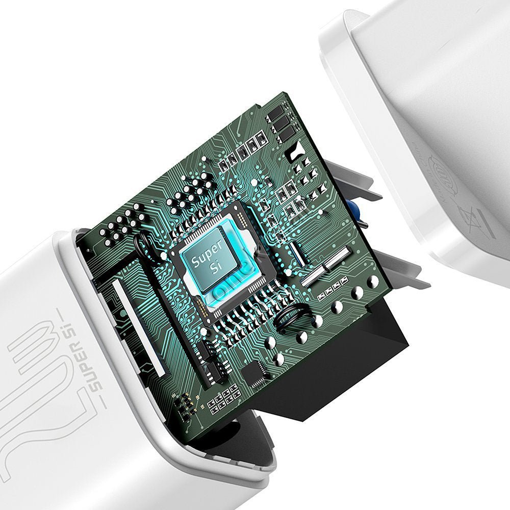Baseus Charger with Type-C Port and 20W Charging Cable - Thumbnail 38