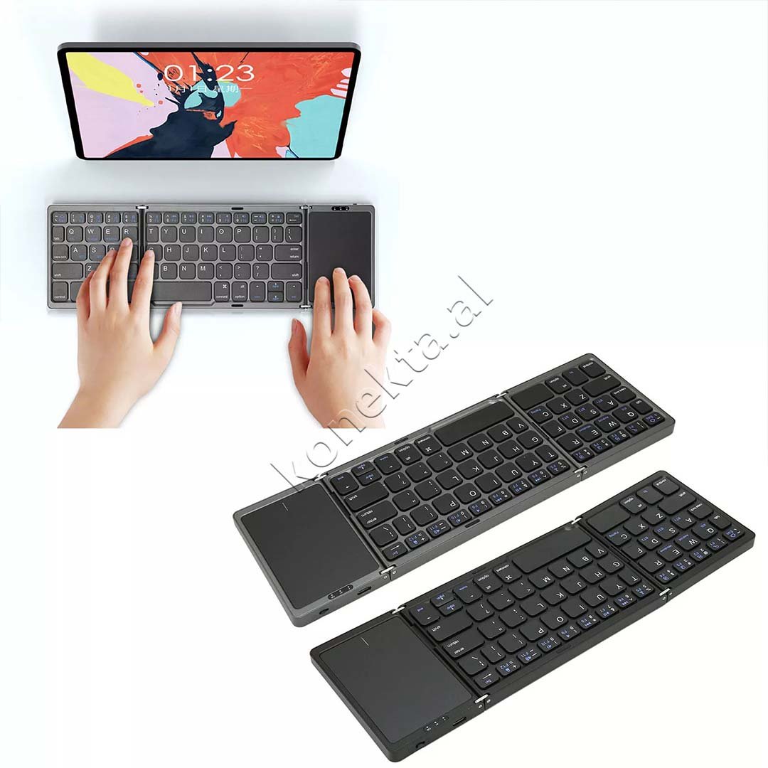 Baseus Wireless Keyboard, Foldable, Bluetooth, Touchpad - Thumbnail 7
