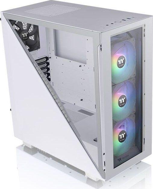 Thermaltake Divider 300 TG Snow Case, ARGB, Midi Tower - Thumbnail 2