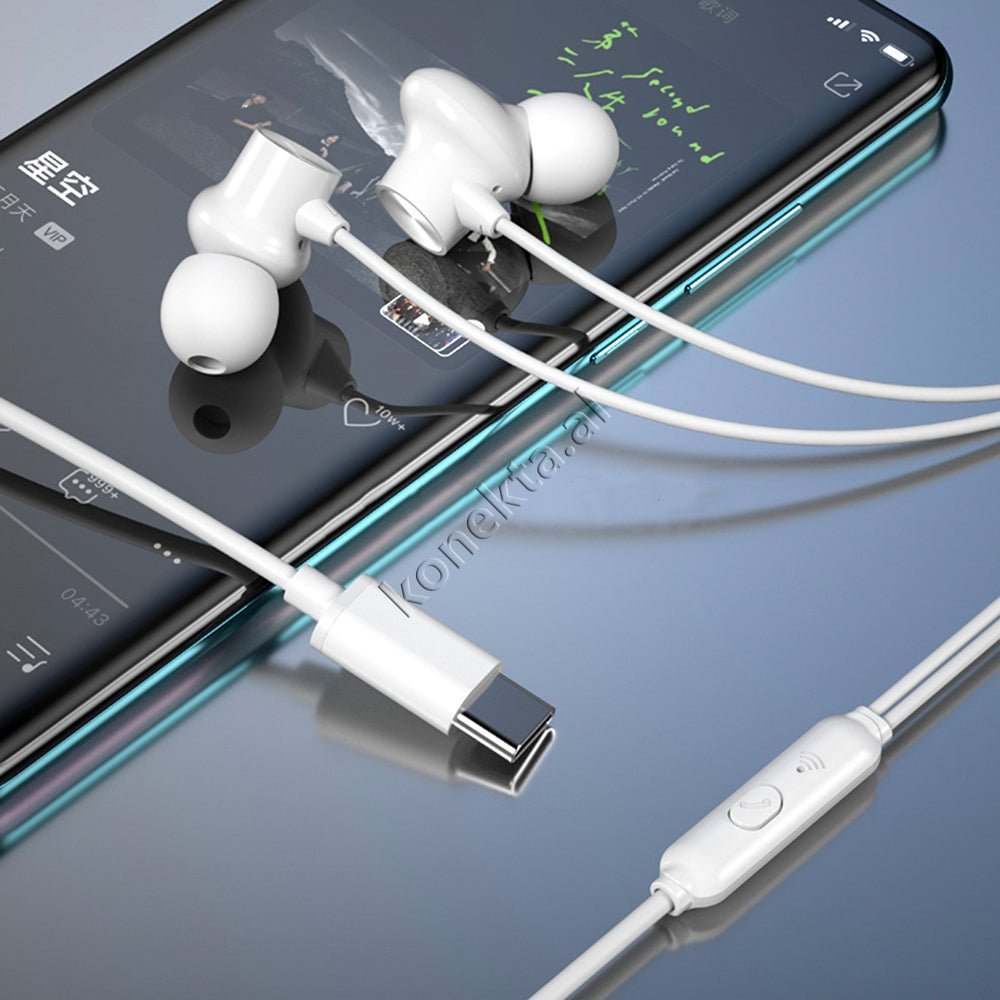 XO Kufje Me Kabell Dhe Fishe Audio Type-C - Thumbnail 4