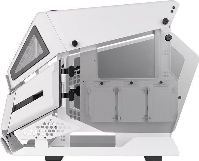 Thermaltake AH T200 Micro Case, White, Mini Tower - Thumbnail 4