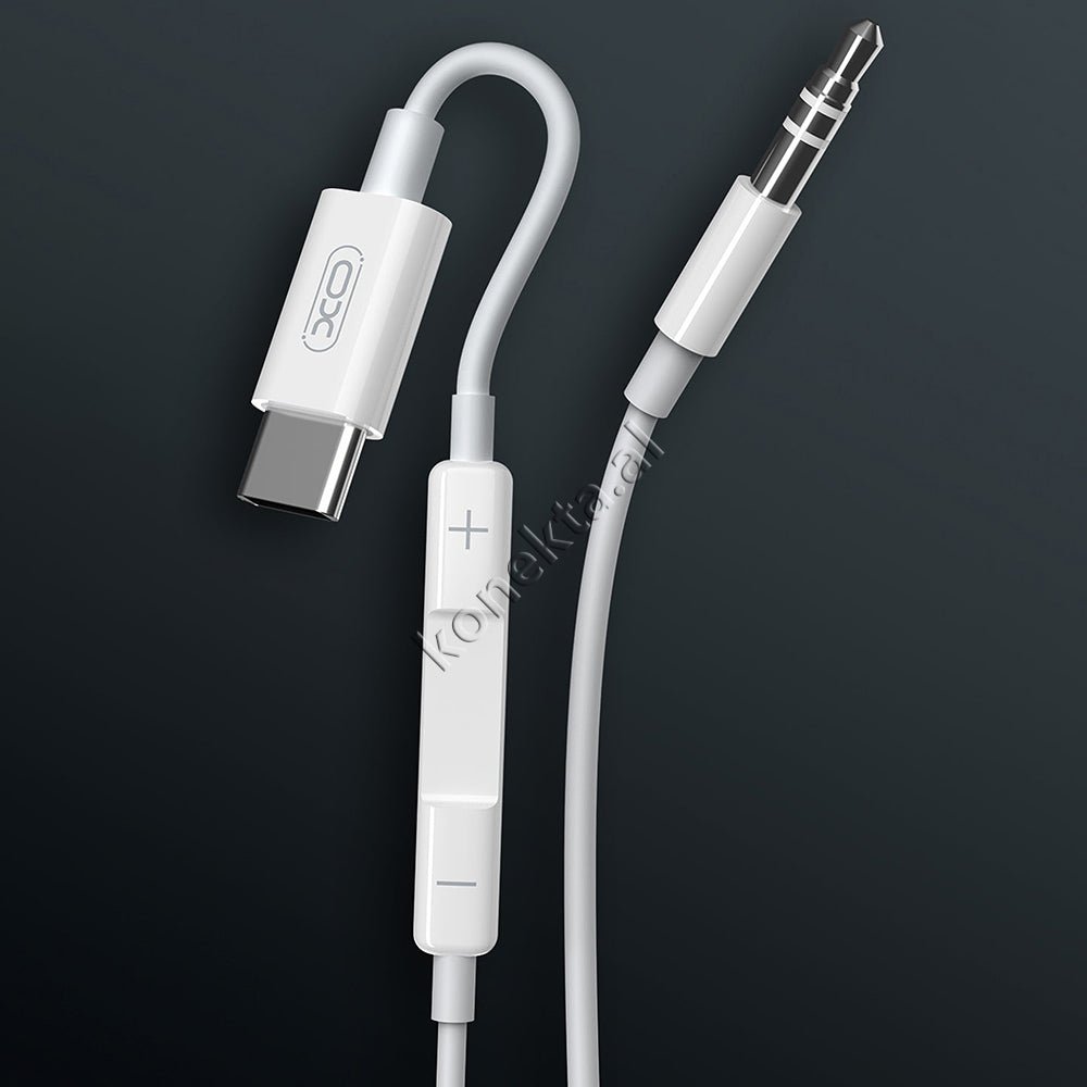 XO Kabell Aux 1m Lightning ose Type-C ne Aux 3.5mm - Thumbnail 10