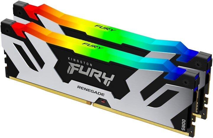 Kingston FURY Renegade RGB 32GB (2x16GB) DDR5 6400 CL32 Memory Module - Image 1
