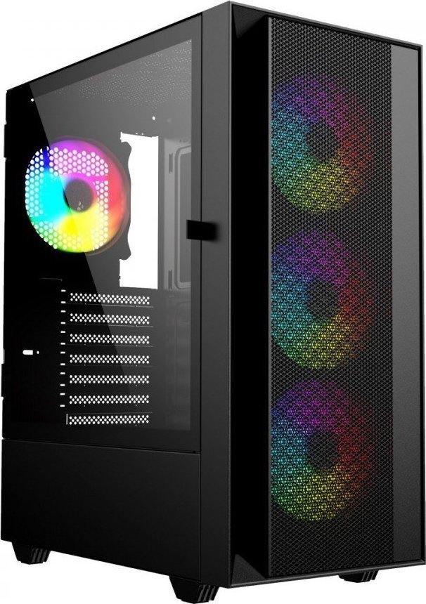 Gembird Fornax 4000 Case, ARGB, Midi Tower - Image 1