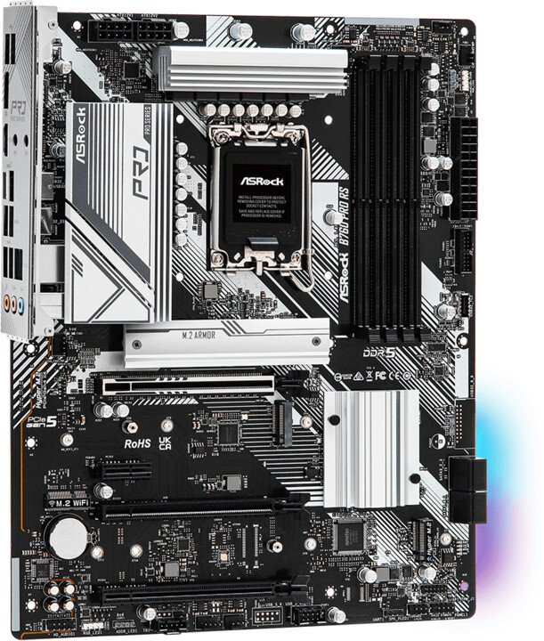 ASRock B760 PRO RS Motherboard - Intel B760 - Image 1