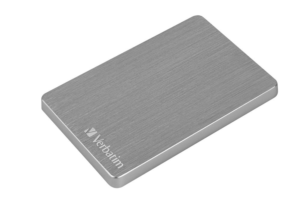 Verbatim Store'n'Go Alu Slim 2.5" USB Flash Drive, 2TB, Space Grey - Image 1