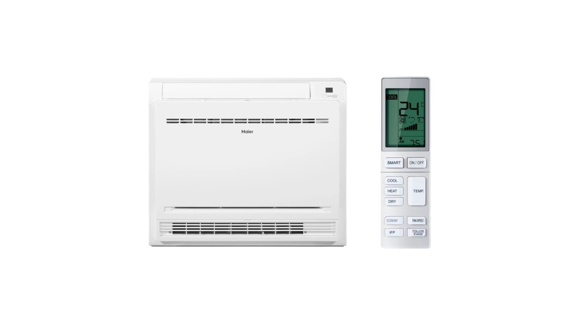Haier Console Kondicioner, 12000 BTU, A+++ / A++, 3.5 kW, R32, 52 dB, 500 m³/h, W70xH60xD21 cm - Thumbnail 2