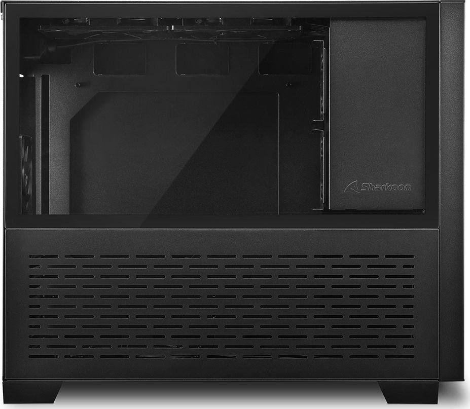 Sharkoon MS-Z1000 Case, Black, Mini Tower - Thumbnail 4