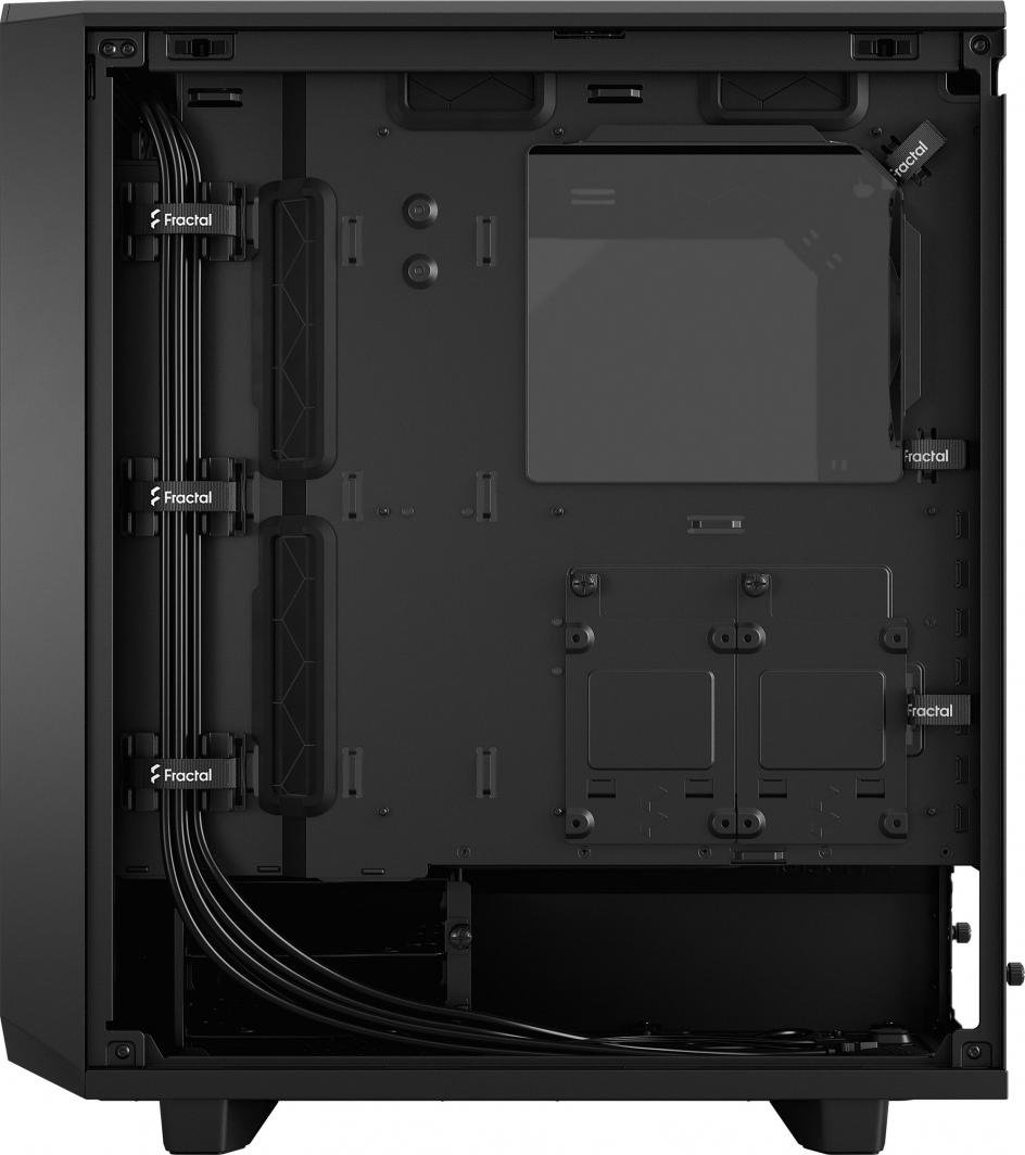 Fractal Design Meshify 2 Compact TG Light Tint Case, Black, Midi Tower - Thumbnail 15
