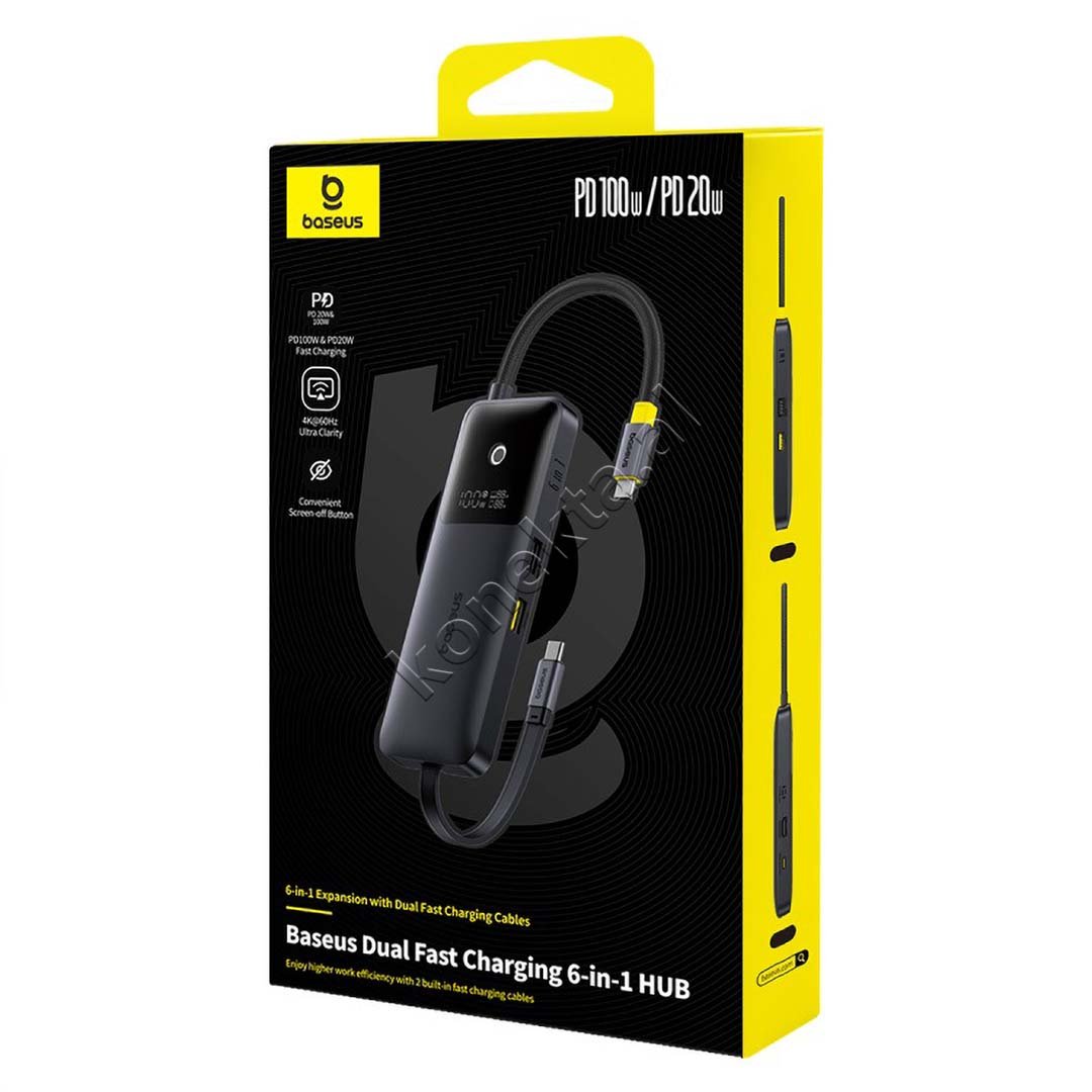 Baseus HUB Adapter 6 in 1 - Thumbnail 7
