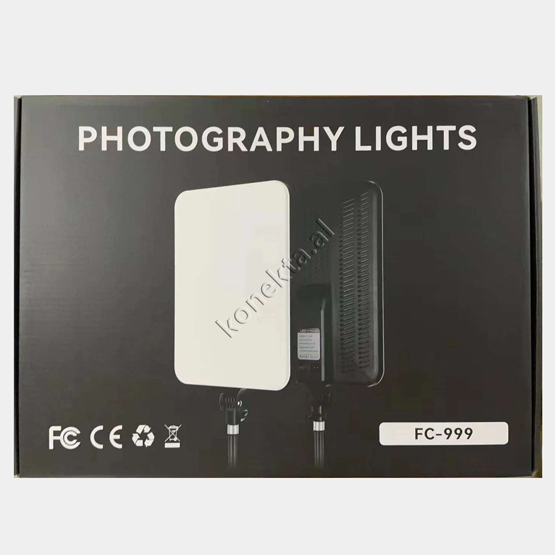tjetertjeter Trekembesh Tripod Me Drite LED 20" Me Super Ndriçim 100W - Thumbnail 11