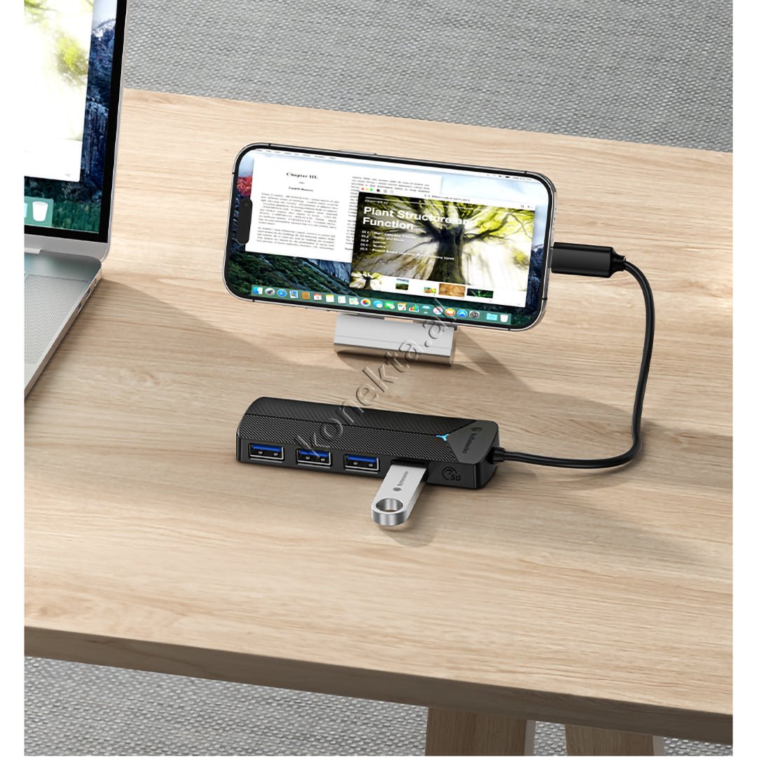 YottaMaster Type-C Hub Adapter 4 në 1 - Thumbnail 2