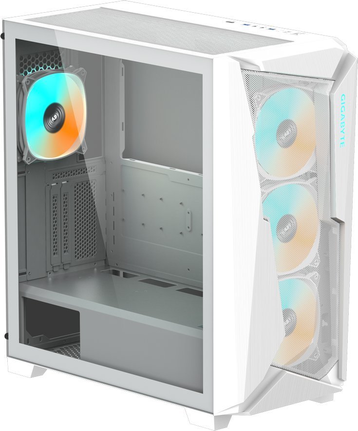 Gigabyte C301 Case Glass White V2, Midi Tower - Thumbnail 7