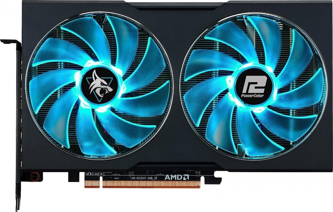 Power Color Radeon RX 7600 Hellhound Graphics Card, 8GB GDDR6 - Thumbnail 2