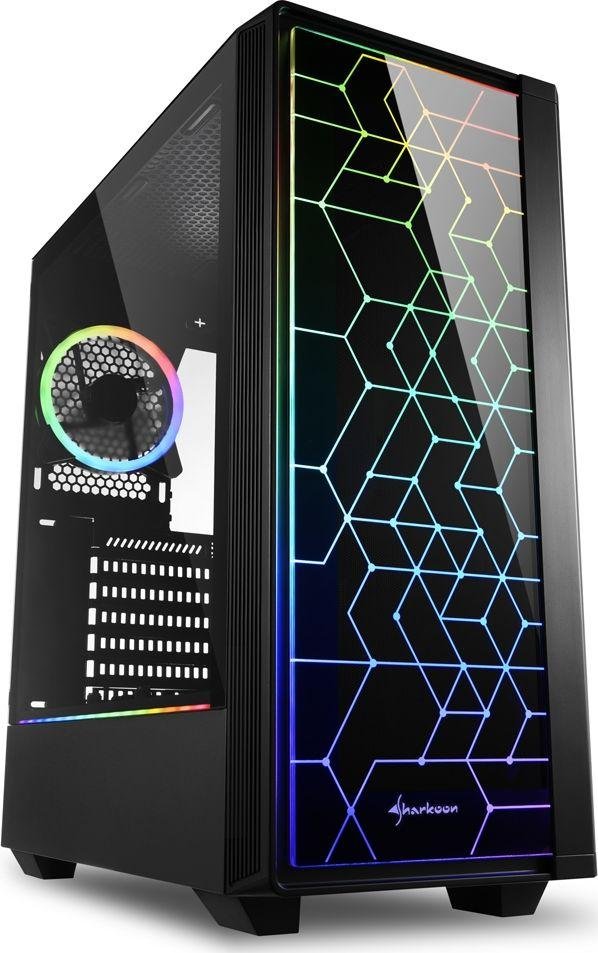 Sharkoon RGB LIT 100 Case, Midi Tower - Image 1