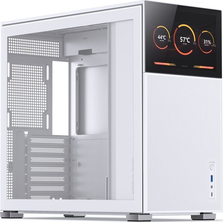 Jonsbo D41 Case, White, Mesh Screen, Midi Tower - Image 1