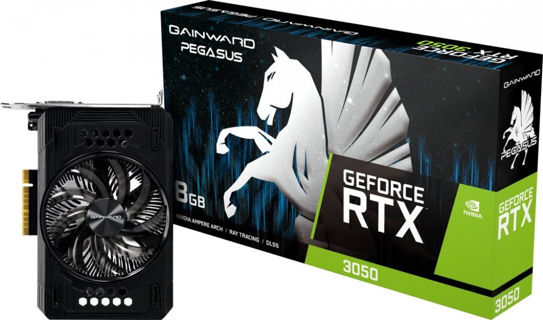 Gainward GeForce RTX 3050 Pegasus Graphics Card, 8GB GDDR6 - Image 1