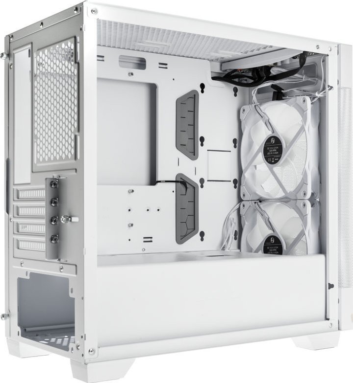 Lian Li LANCOOL 205M Mesh Case, White, Micro Tower - Thumbnail 7