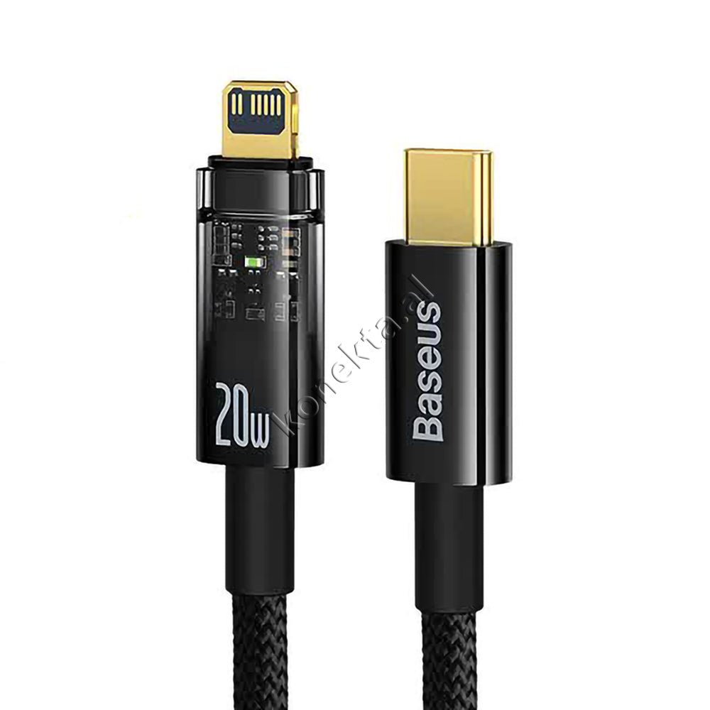 Baseus Type-C to Lightning Charging Cable, 20W, 1m - Thumbnail 4