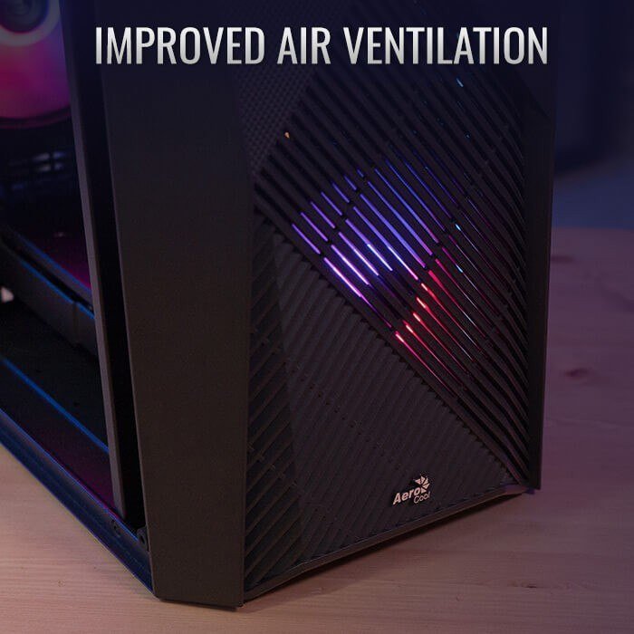 Aerocool Raider Mini Case, Mini Tower - Thumbnail 3