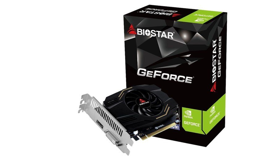 Biostar NVIDIA GeForce GT 1030 Graphics Card, 4 GB GDDR4 - Image 1