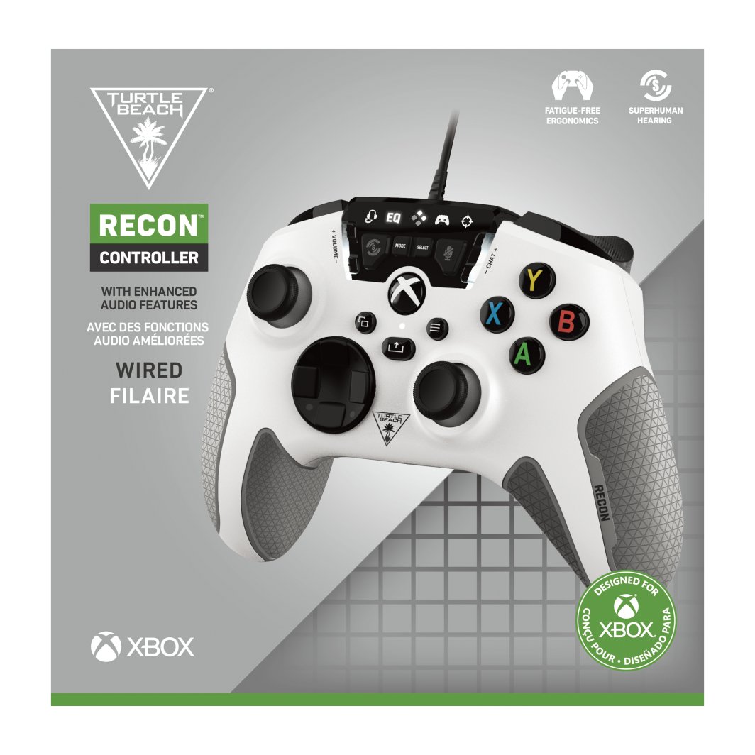 Turtle Beach Recon Xbox Controller, Wired, White - Thumbnail 8