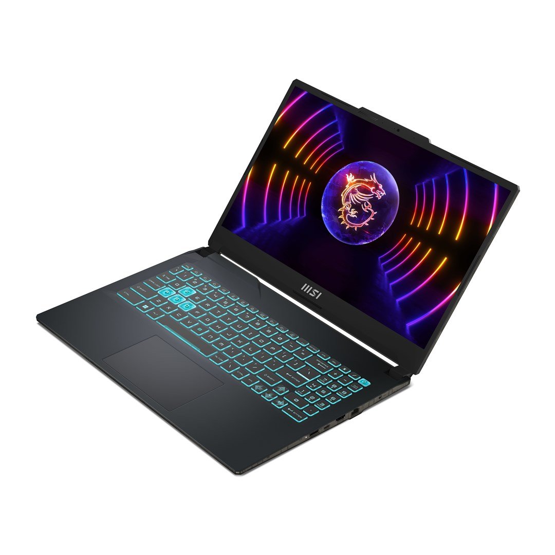 MSI A13VF-1484XPL Laptop, 15.6" Full HD, 16GB DDR5-SDRAM, 512GB SSD, NVIDIA GeForce RTX 4060, Black - Image 1