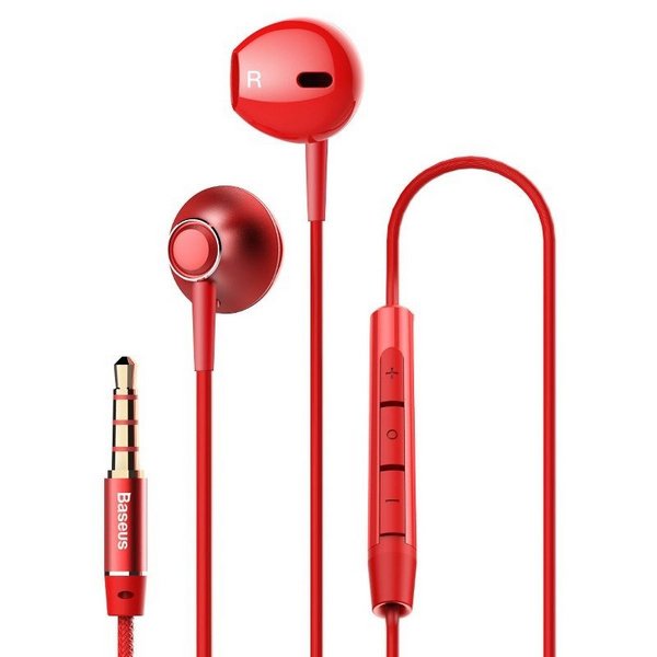 Baseus Encok H06 Headphones, Red - Thumbnail 2