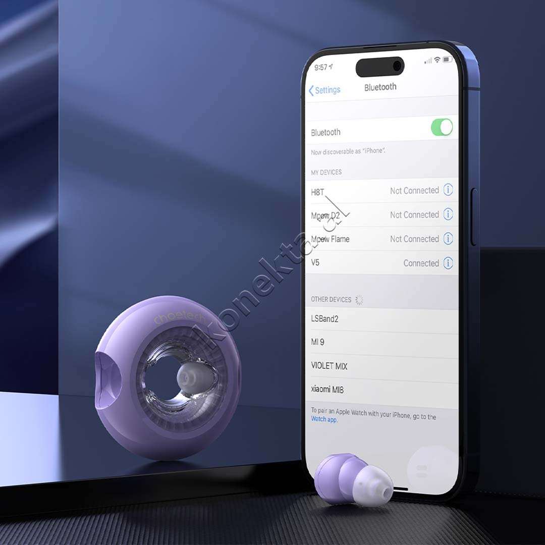 Choetech Bluetooth Headphones, Blue, Violet - Thumbnail 16