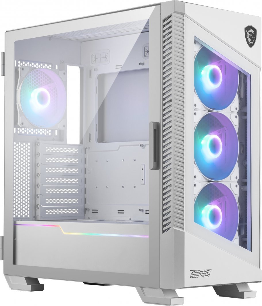 MSI MPG Velox 100R Case, ARGB, Midi Tower - Thumbnail 2