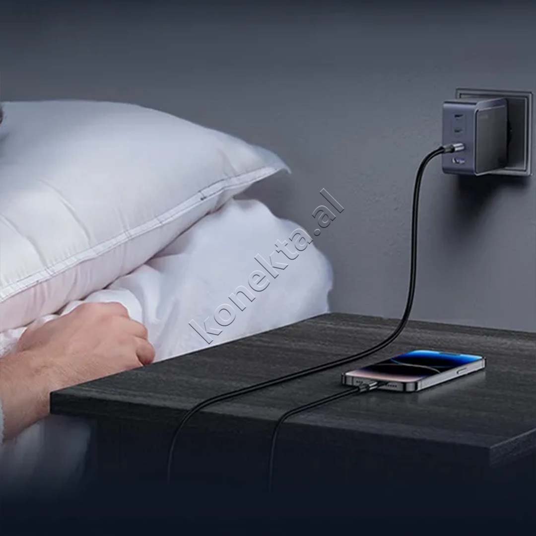 UGreen Nexode 100W Charger, Grey, USB-A & 3xUSB-C - Thumbnail 6