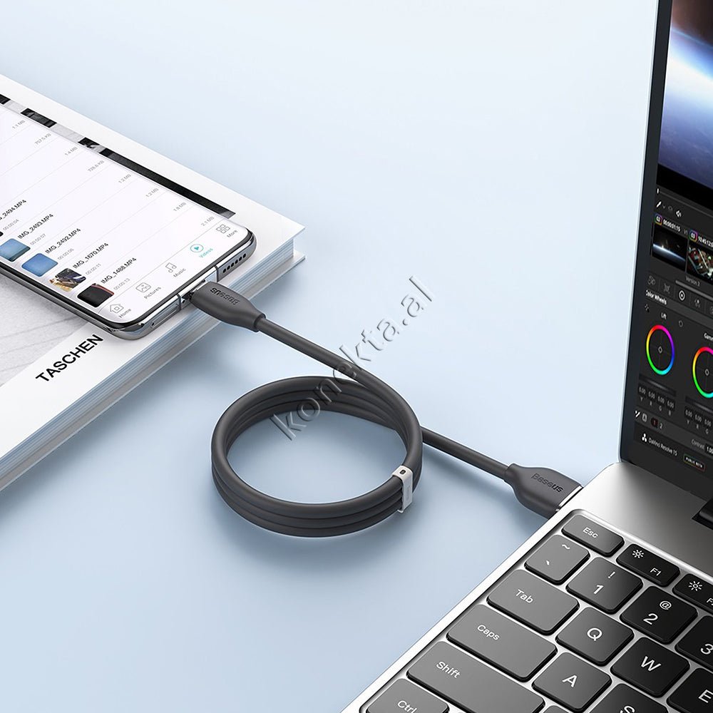 Baseus USB Type-C Charging Cable, 100W, 1.2m - Thumbnail 10