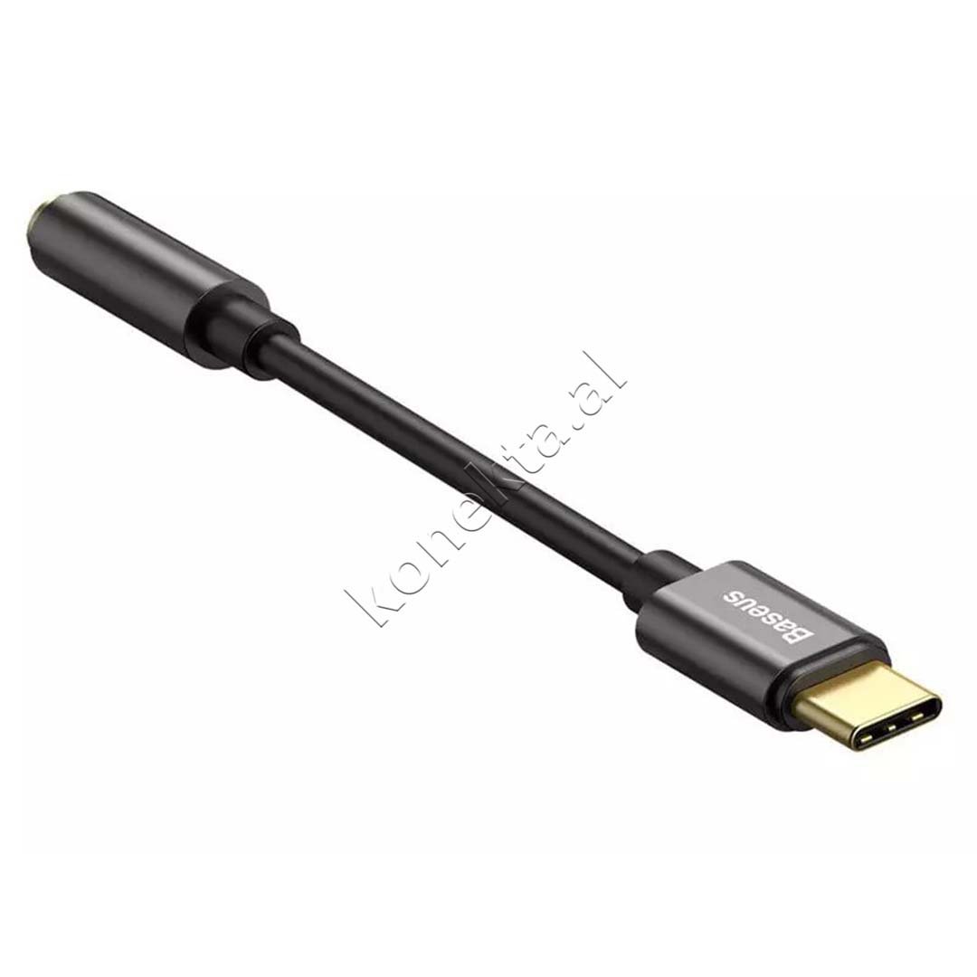 Baseus Type-C to AUX Female Adapter, Black - Thumbnail 3