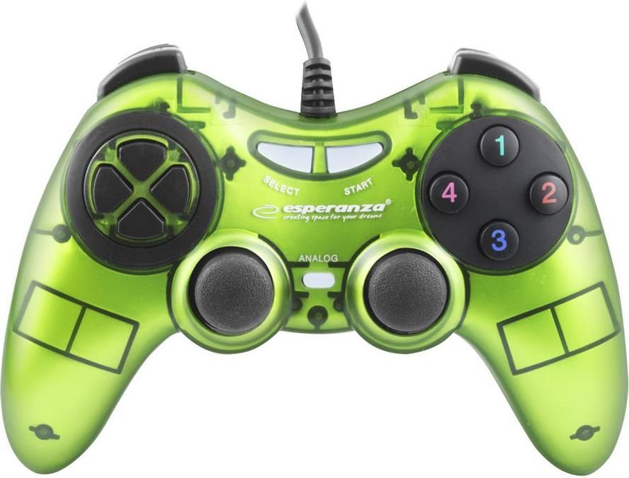 Esperanza Fighter Controller, Wired, Green - Thumbnail 2