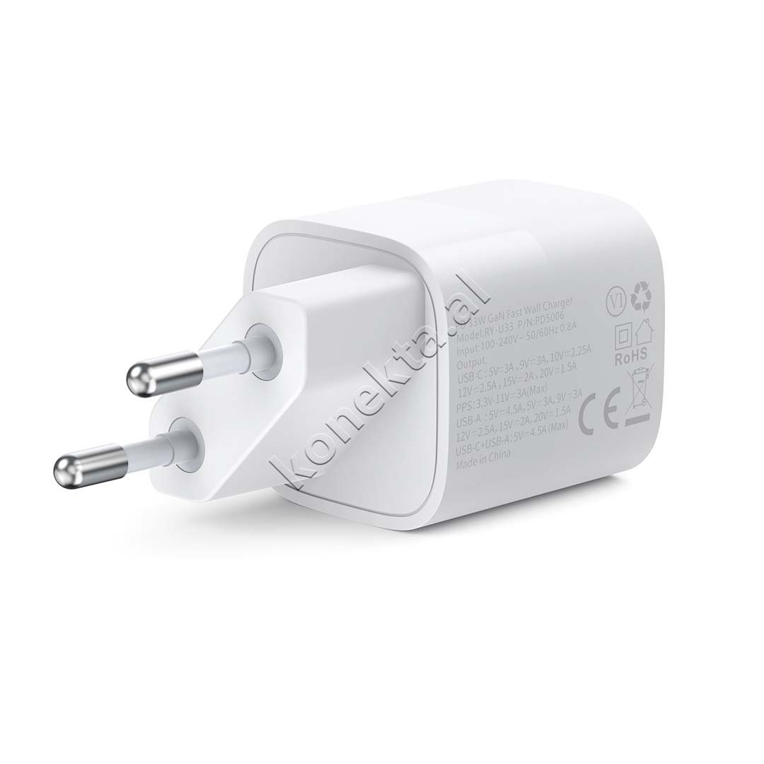 Choetech Fast Charge Adapter, White - Thumbnail 4