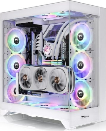 Thermaltake CTE E600 MX Case, White, Midi Tower - Thumbnail 2