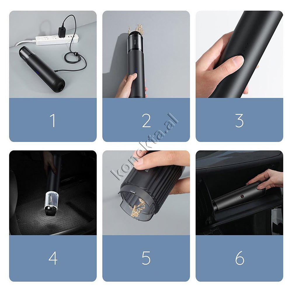Baseus Vacuum Cleaner, Black - Thumbnail 22