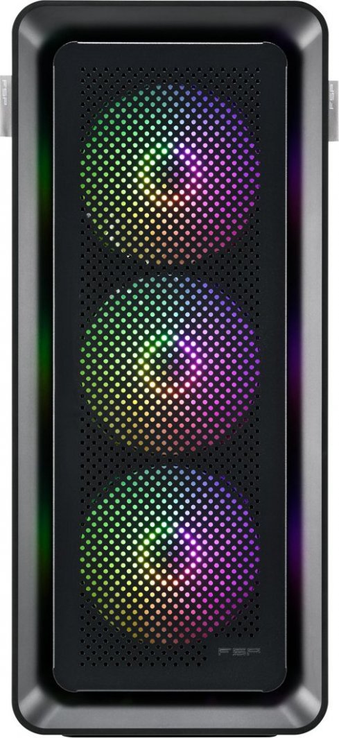 FSP/Fortron CUT593P ARGB Case, Black, Midi Tower - Thumbnail 3