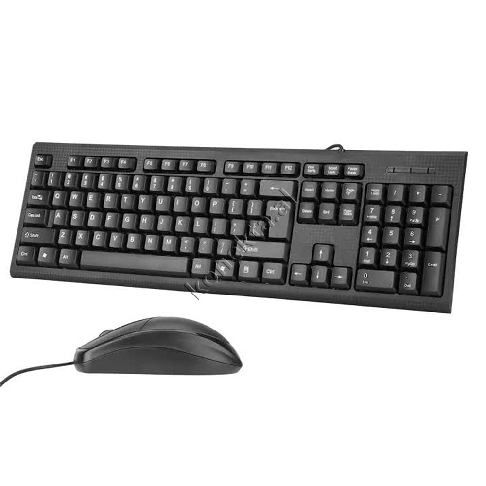 tjetertjeter Tastiere dhe Maus Set, Standard, Kabell USB - Thumbnail 2