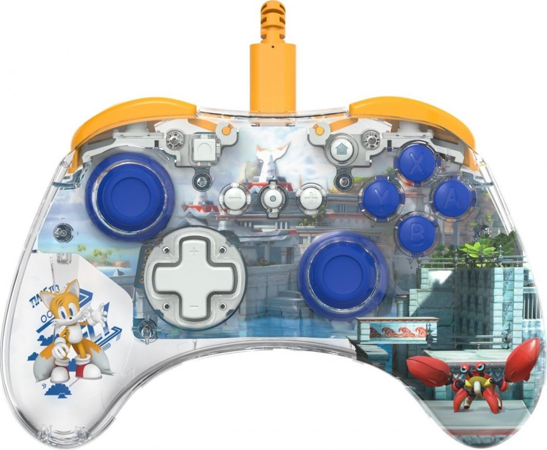 PDP RealMz Tails Seaside Hill Zone Controller, Wired, Multicolor - Image 1