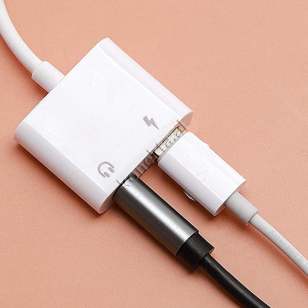 Moxom Adaptor Audio 2 në 1 Aux dhe Lightning - Thumbnail 5
